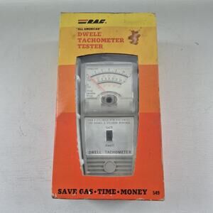 VTG RAC Dwell Points - Tach Tester Model 549 Made in USA With Box & Manual COA